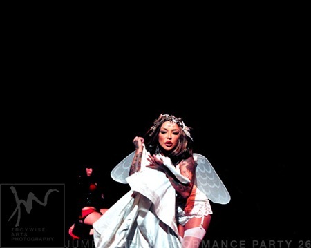 PHOTOS (PART 4) FROM JUMP-START PERFORMANCE CO. PERFORMANCE PARTY XXVI: Line-Up Including The Push Pens, Ms Black Orchid, Erik Bosse, Devil Bunnies. Hosted by Dino Foxx, Cross Esquivel, Annele Spector and Kitty Williams. Troy Wise Art & Photography www.troywisephotography.com